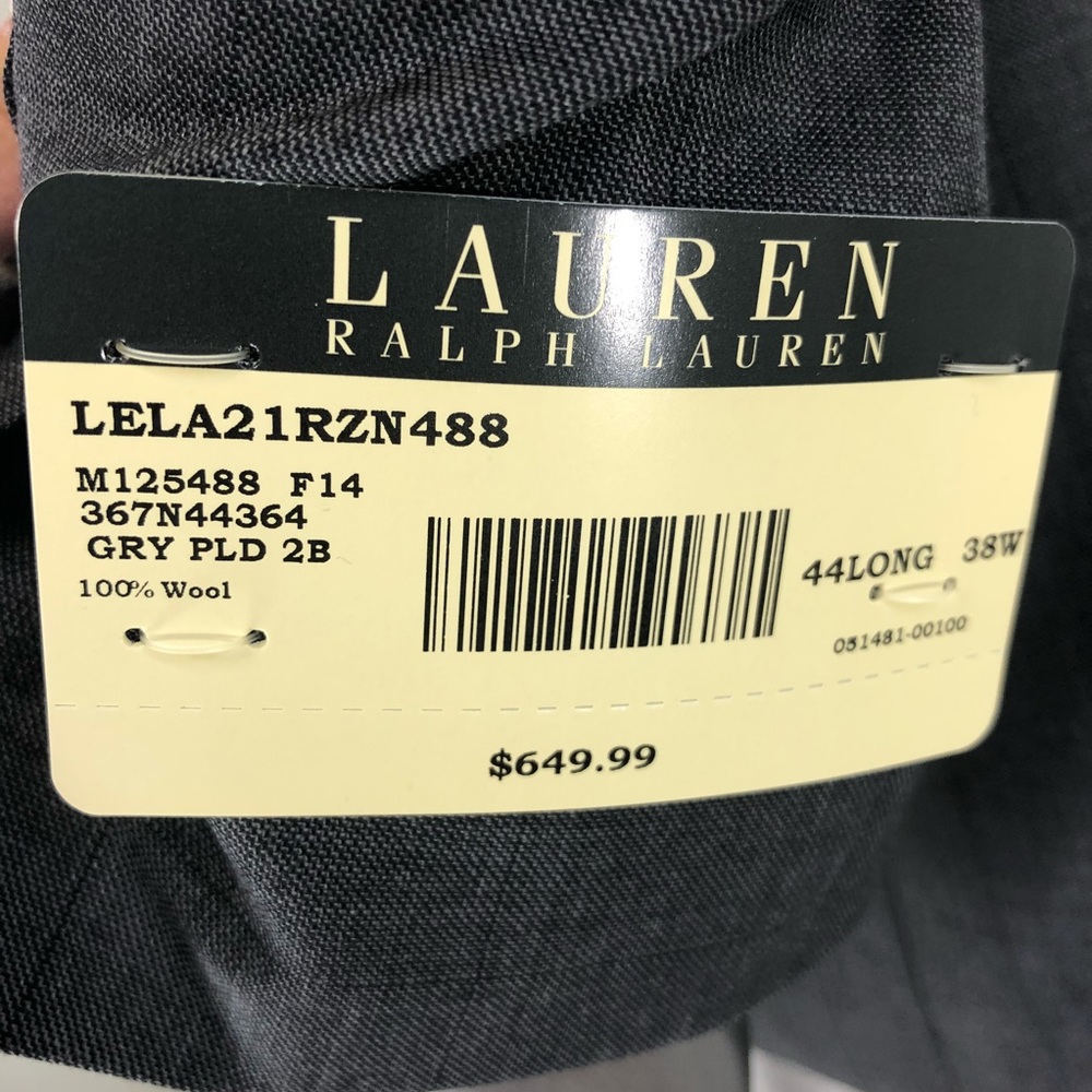 Lauren Ralph Lauren Blazer Sport Coat Size 44L - Picture 5 of 8
